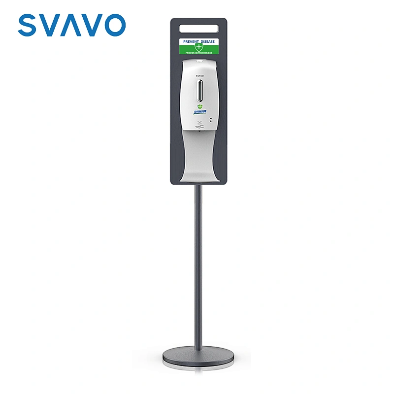 SVAVO automatic alcohol hand sanitizer thermometer 151049 temperature thermal scanner thermometer Dispenser