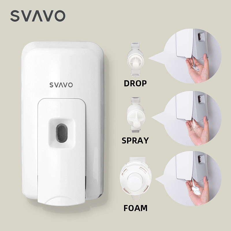 Plastic ABS good design quality commercial use small size spray foam soap dispenser