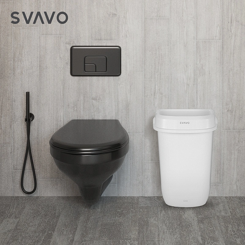 High Quality Floor Standing Customized Abs Plastic Recycling Hamburger Trash Can Step On Trash Can