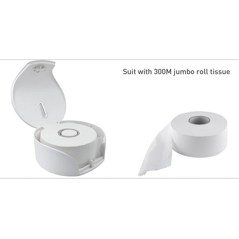 High Quality Custom Logo Printed Toilet Paper Holders Bathroom Jumbo Roll Paper Dispenser PL-151065