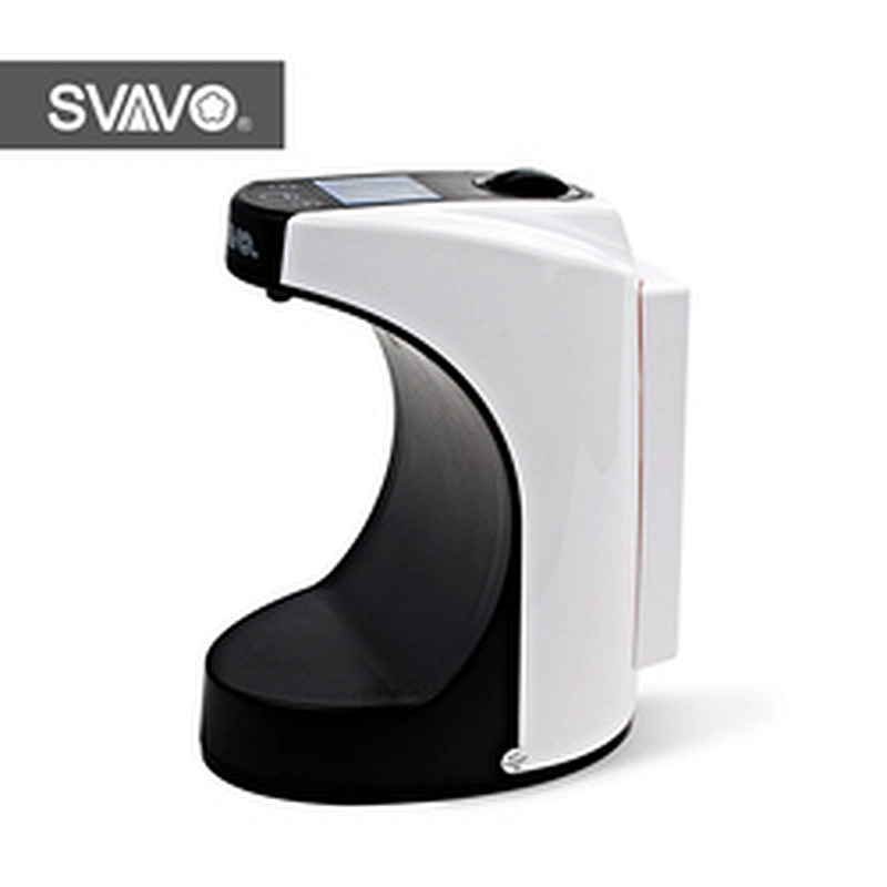 Automatic Alcohol Hand Sanitizer Spray Liquid Soap Dispenser Hygenic Soap Dispenser V-480D SVAVO Chrome, Black Plastic Gift Box