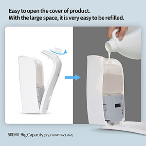 SVAVO Thermometer & Automatic Liquid Soap Dispenser Intelligent Sensor Automatic Thermometer Soap Dispenser