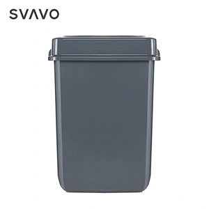 Custom logo under desk office paper recycling basket plastic modern trash can