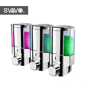 Triple Liquid automatic alcohol hand sanitizer soap dispenser  Wall Mounted