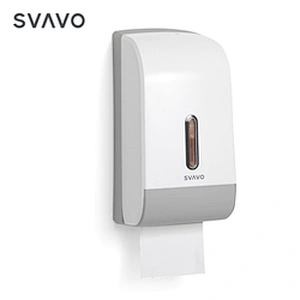 SVAVO Hygienic Dual Mini Toilet Roll Paper Dispenser For Airport