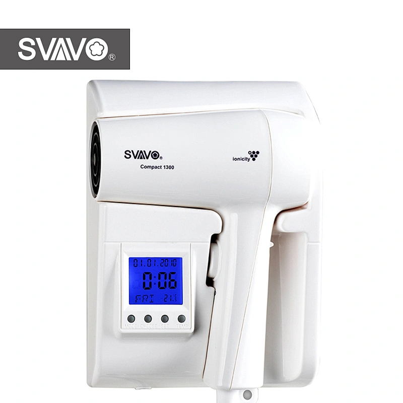 Fast Drying Hotel Wall Mounted Electric Hair Dryer with LCD Display secador de pelo del hotel