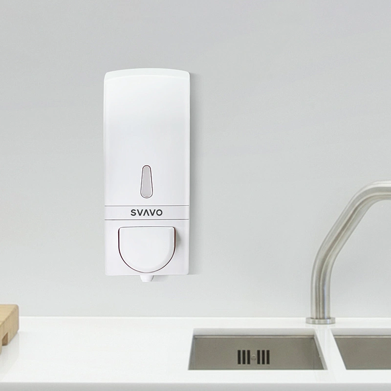 ABS Plastic Refillable 700ml Wall Mounted manual type foam hand Soap Dispenser