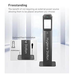 SVAVO Premium Design Free Standing Touch Free Automatic Soap Hand Sanitizer Dispenser Station