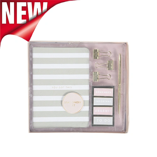 set stationery