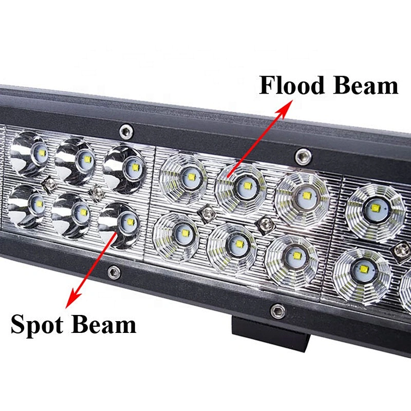 OVOVS factory price super bright 126w led light bar double row 4x4 offroad led driving light combo beam for turcks