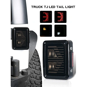 OVOVS New Tail Light 12v Reverse Lights Running Turn Signal Taillights for Jeep JK JKU