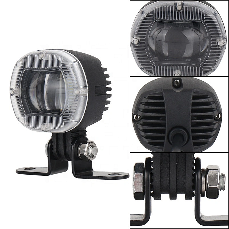 OVOVS Led Forklift Light Heavy Duty Safety Warning Forklift Light 10w Work Light White Blue Red Line Beam