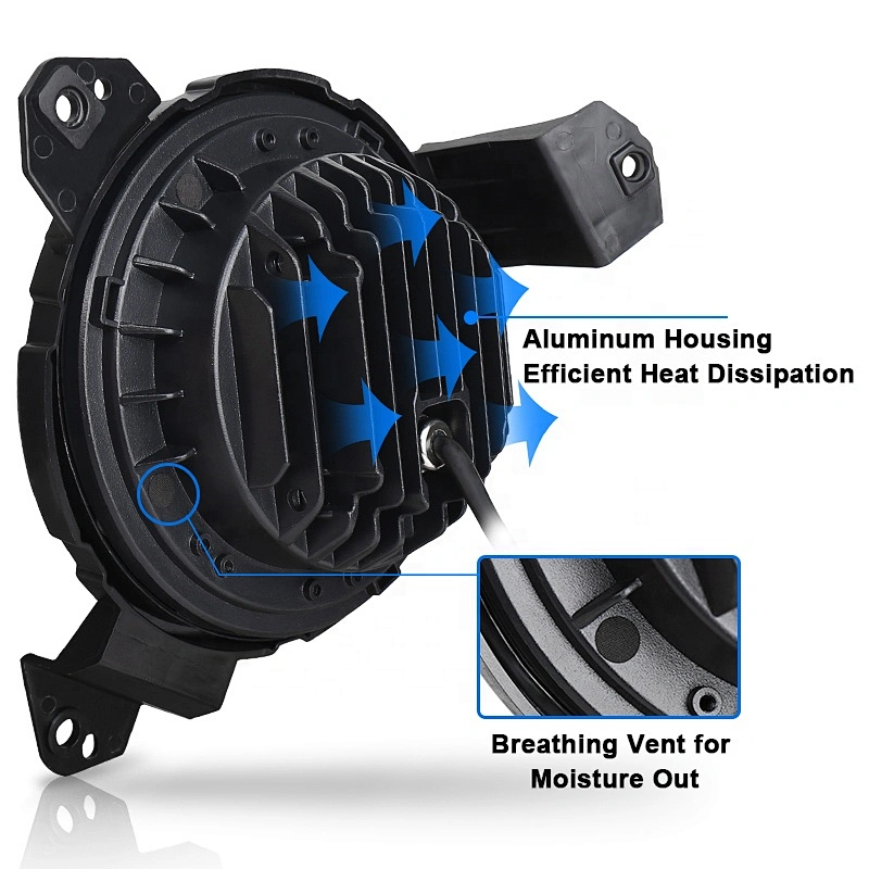 OVOVS New Upgrade Design 9 inch Led Headlight with 