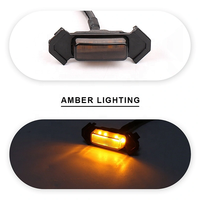 OVOVS Grille Led Amber Light Kit 4PCS Pack with Wiring Harness for Toyota Tacoma