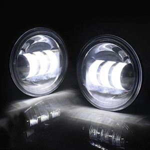 OVOVS 30w 4.5 inch round led fog light for H-arley motorcycle auxiliary fog lamp