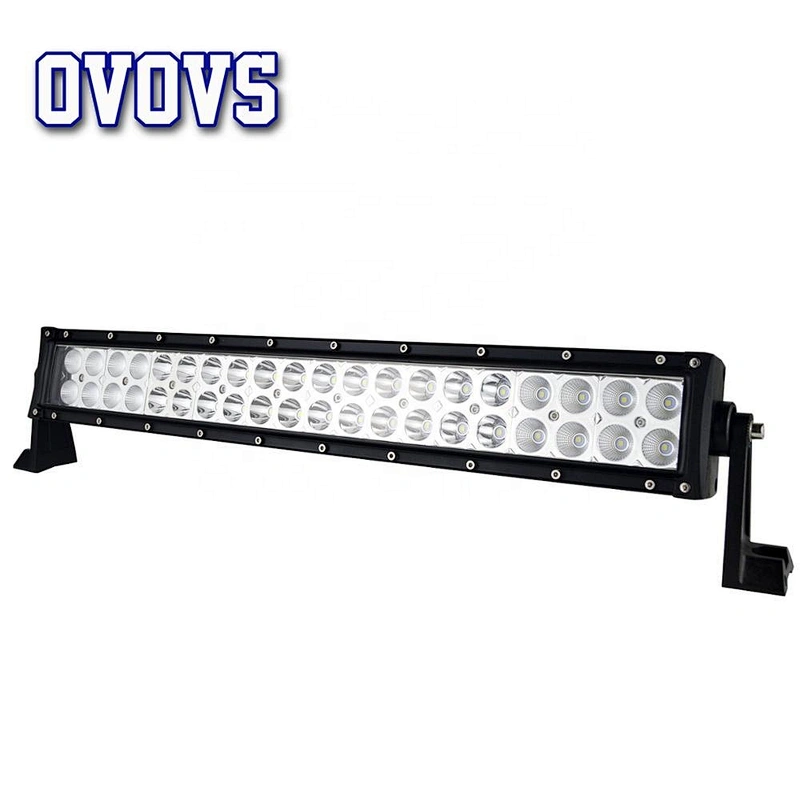 OVOVS 120W LED Light Bar with Combo Beam change Two-color Light White to Yellow SUV Off-road Driving Light