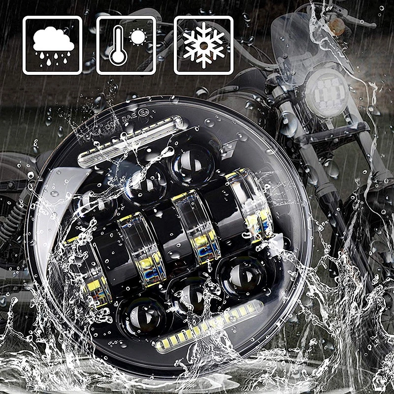 OVOVS 5 3/4 inch 66w led headlamp high low beam drl led motorcycle headlight 5.75