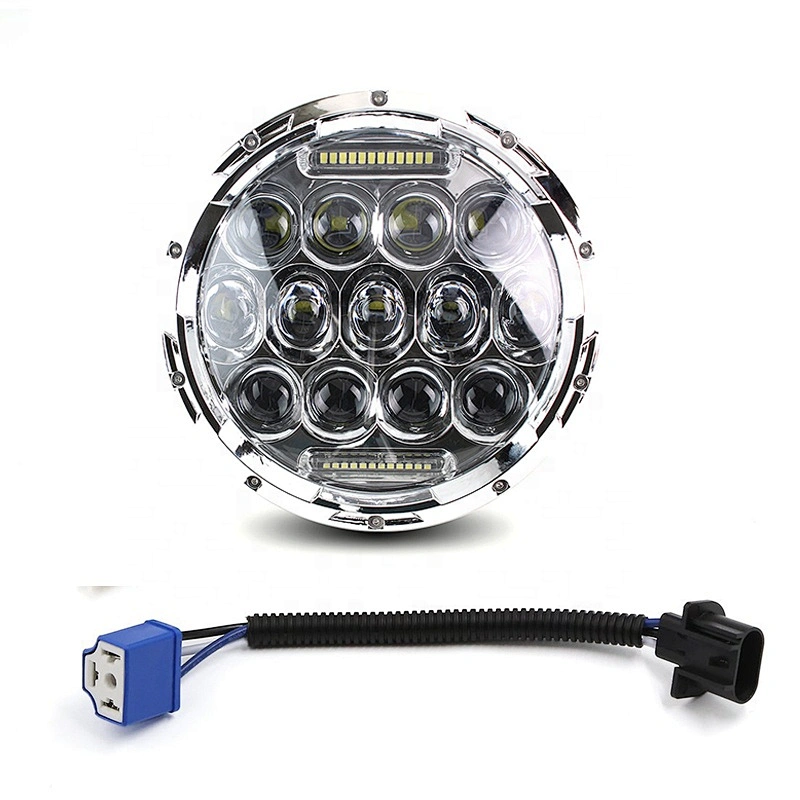 DOT E9 75w 7inch motorcycle led light round headlight daymakers led Headlight for harley Honda Jeep off road 4x4