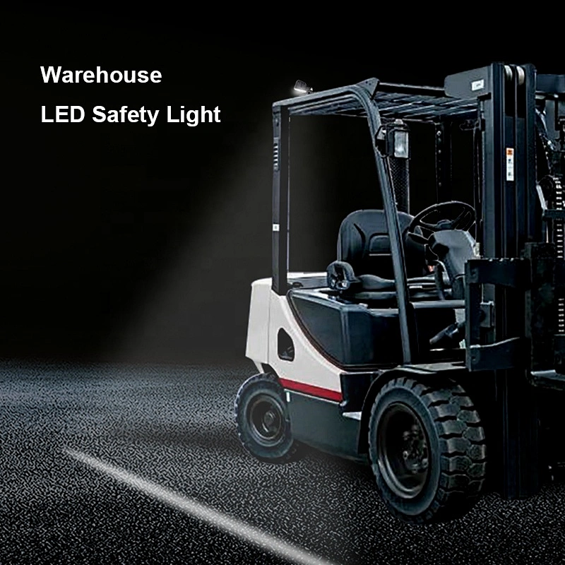 OVOVS Led Forklift Light Heavy Duty Safety Warning Forklift Light 10w Work Light White Blue Red Line Beam