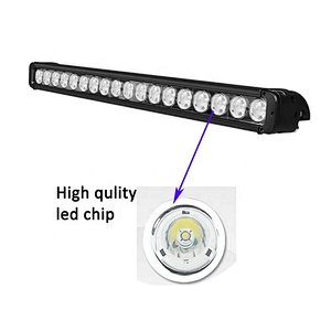 OVOVS 180W Single Row Led Light Bar Spot Flood Combo Beam 12V Led Light Bar For Trucks Pickup 4x4