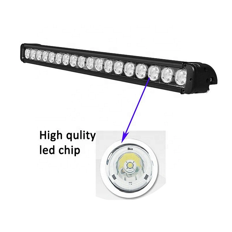OVOVS 180W Single Row Led Light Bar Spot Flood Combo Beam 12V Led Light Bar For Trucks Pickup 4x4