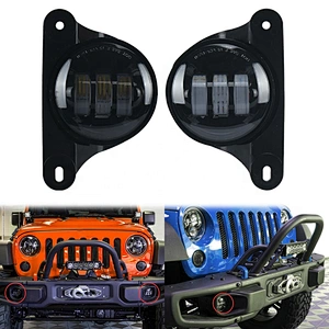 OVOVS 30w Led Fog Lights for 10th Anniversary Front Bumper for JK 07-13 Fog Light Kits