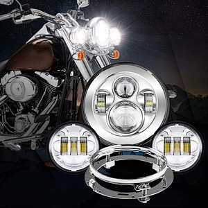 OVOVS Motorcycle 7 inch LED Headlight 7