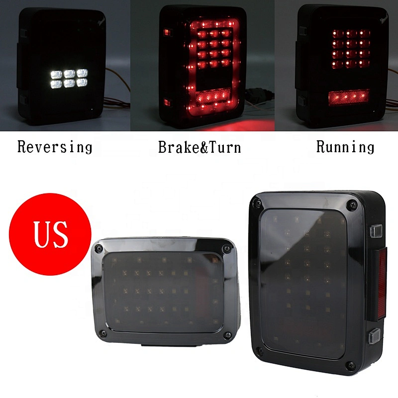 OVOVS hot selling led tail light braking rear light 12V for j-eep w-rangler JK 07-15