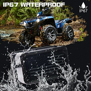 OVOVS Smoked ATV Tail Light 10-36V Led Brake Tail Light ATV UTV 4x4 Yamaha Grizzly Viking Rhino Big Bear Kodiak Bruin Wolverine