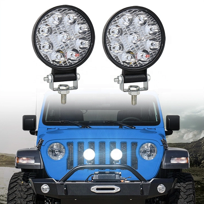 OVOVS 3.5inch round led mini work light 27w spot work light strobe work light