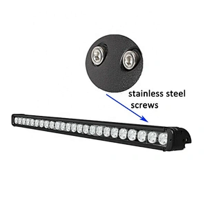 OVOVS 40inch 240W Single Row Led Light Bar Spot Flood Combo Beam Light Bar for Trucks Offroad 4x4
