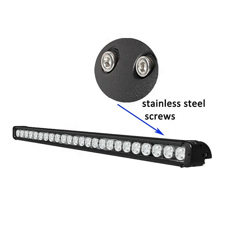 OVOVS 40inch 240W Single Row Led Light Bar Spot Flood Combo Beam Light Bar for Trucks Offroad 4x4