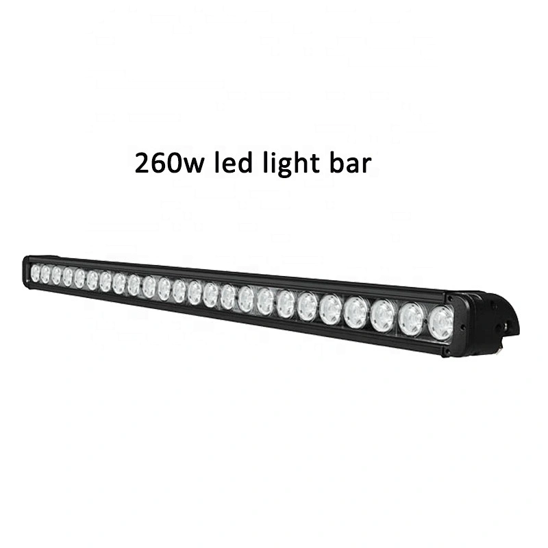 OVOVS Super Bright Offroad Single Row Led Light Bar 260W Led Work Light Bar