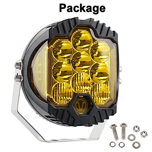 OVOVS 7 Inch round 4x4 LED Offroad Driving Light 90W DRL Work Light for Off-road Vehicles