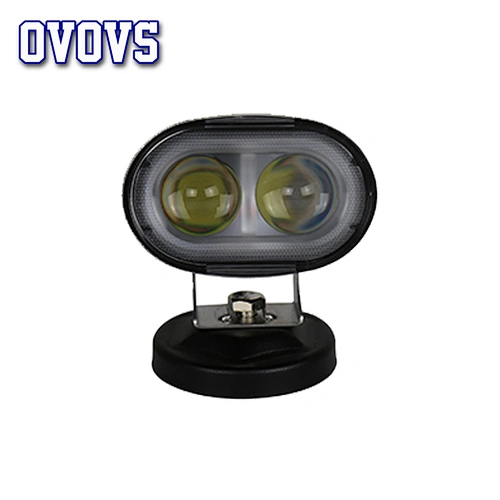 Car accessories OVOVS Mini auto 3D 20W forklift blue red white spot led work light
