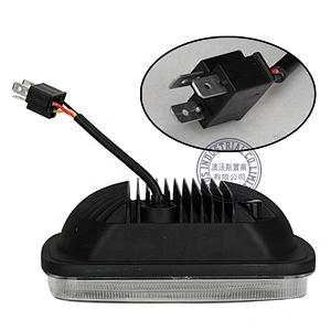 OVOVS Off Road 5X7'' black bezel square led headlight with high/low beam fits for Jeep Toyata Hummer