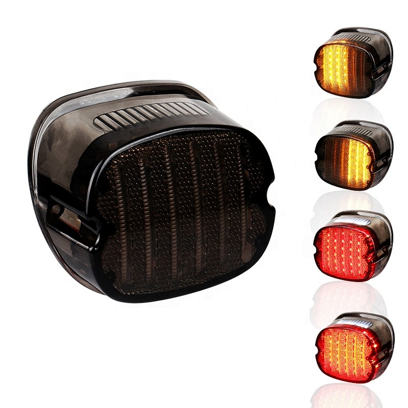 OVOVS for Harley Tail light 12V Brake Turn Signal Rear Led Tail Light for Motorcycle Sportster Dyna