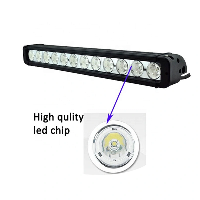 OVOVS 20Inch Led Light Bar 120W Offroad Led Light Bar Spot Flood Combo Beam Single Row Light Bar