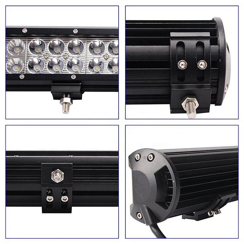 Auto parts factory price OVOVS car accessories IP67 offroad 12v 108w led car lights bar for 4x4 truck