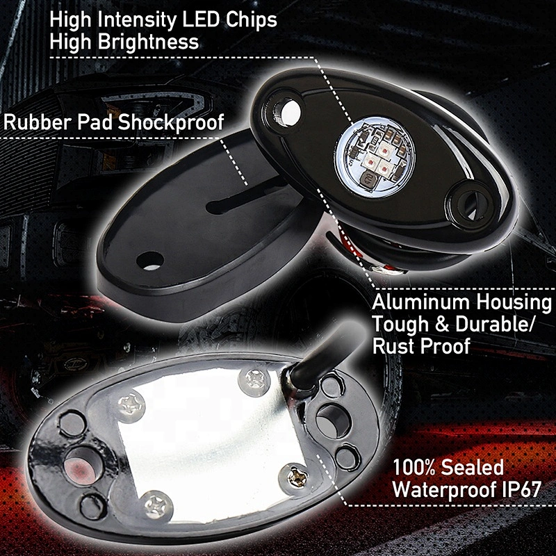 OVOVS Hot Sale Led Rock Lights IP67 Waterproof Under Car Mini Light Pod for ATV UTV 4x4