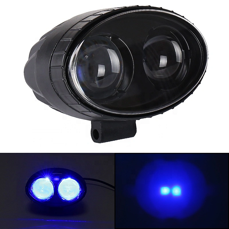 OVOVS 8W Oval Blue LED Forklift Safety Light Spot Light Warehouse Safe Warning Light 9-60V