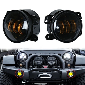 OVOVS Auto Parts 4inch Amber Fog Lamps 12v 4