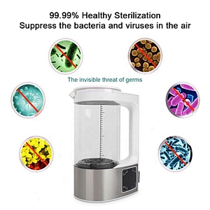 OVOVS 2L Disinfection Liquid Making Machine with Portable Split Bottle Homemade Sanitizer for Outdoor Household Cleaning