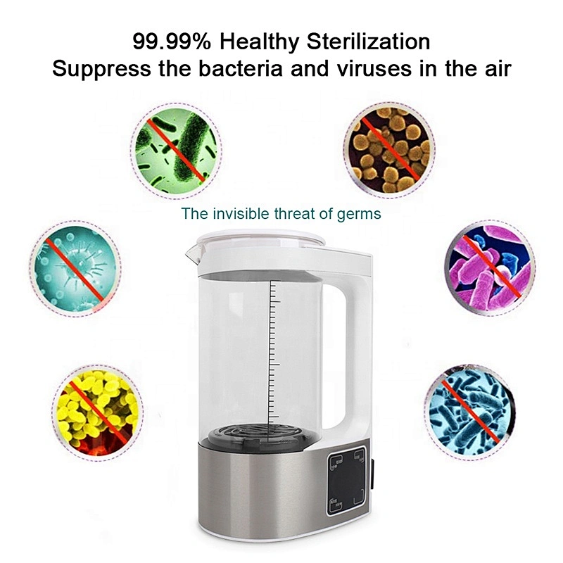 OVOVS 2L Disinfection Liquid Making Machine with Portable Split Bottle Homemade Sanitizer for Outdoor Household Cleaning