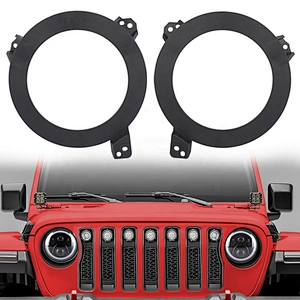 Newest JL Wrangler Headlight Mounting Bracket Round Ring Brackets for Jeep wrangler JL 2018+