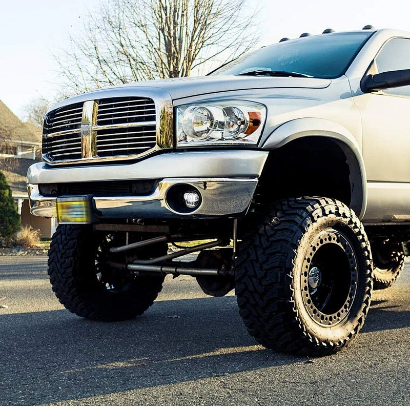 OVOVS newest 63W led fog lights 12V high intensity scattering fog lamps for Dodge Ram
