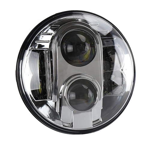Auto parts OVOVS Projector 7 Inch Hi/Lo Beam DOT Round 80W JK 7'' Led Headlight for J-eep Wrangler Motorcycle