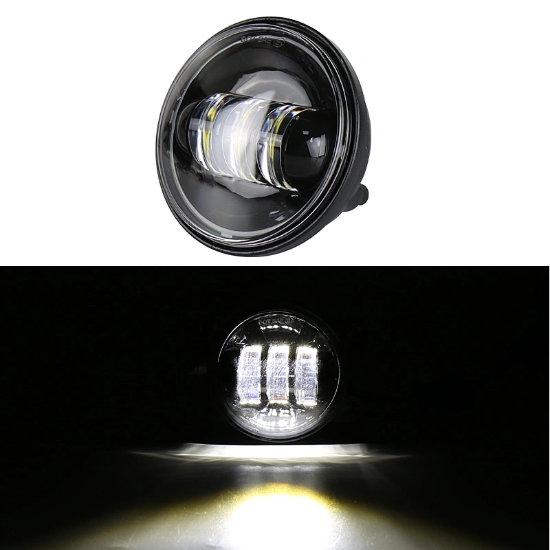 Auto lighting system OVOVS Wholesale 4.5'' Round Fog Light Projector Kits 30W Led Motorcycle Fog light for H-arley