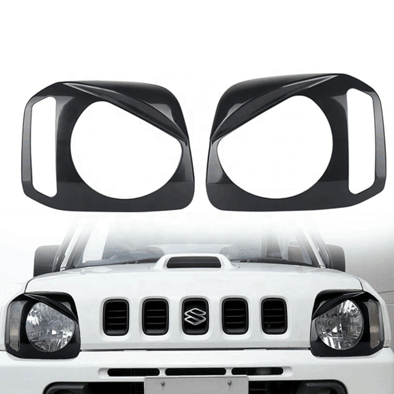 OVOVS new design Headlight garnish head light cover black ABS material for SUZUKI JIMNY JB23