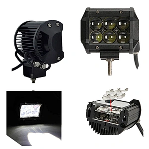 Factory price OVOVS 12v pisca pisca de led 4D 18w luz de led para carros for truck in auto lighting system